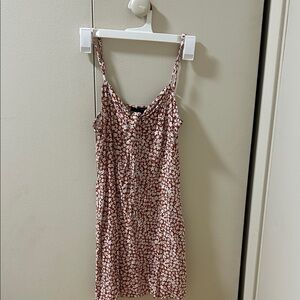 Forever 21 Red and White Floral Mini Dress